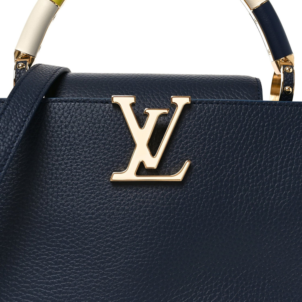 Taurillon Kintsugi Capucines MM Navy £¨ Direct shipment via from wholesalehk.shop