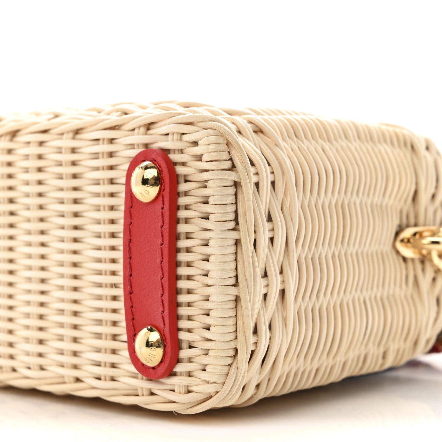 LV X TM Rattan Denim Calfskin Cerises Capucines Mini £¨ Direct shipment via from wholesalehk.shop