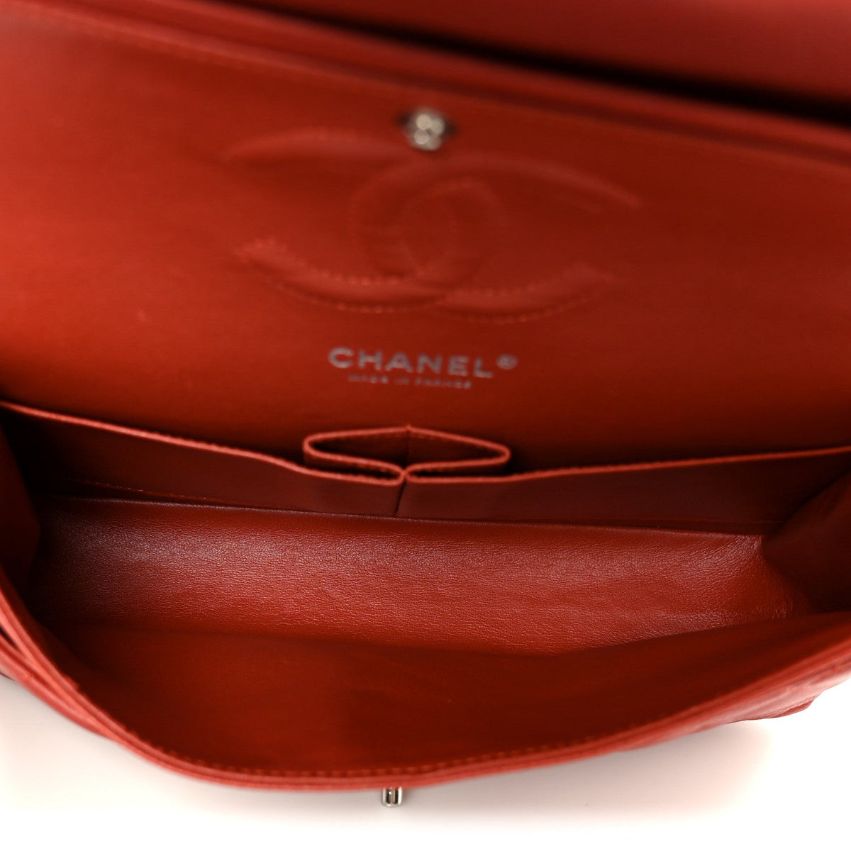 Caviar Quilted Medium Double Flap Red wholesalehk.shop