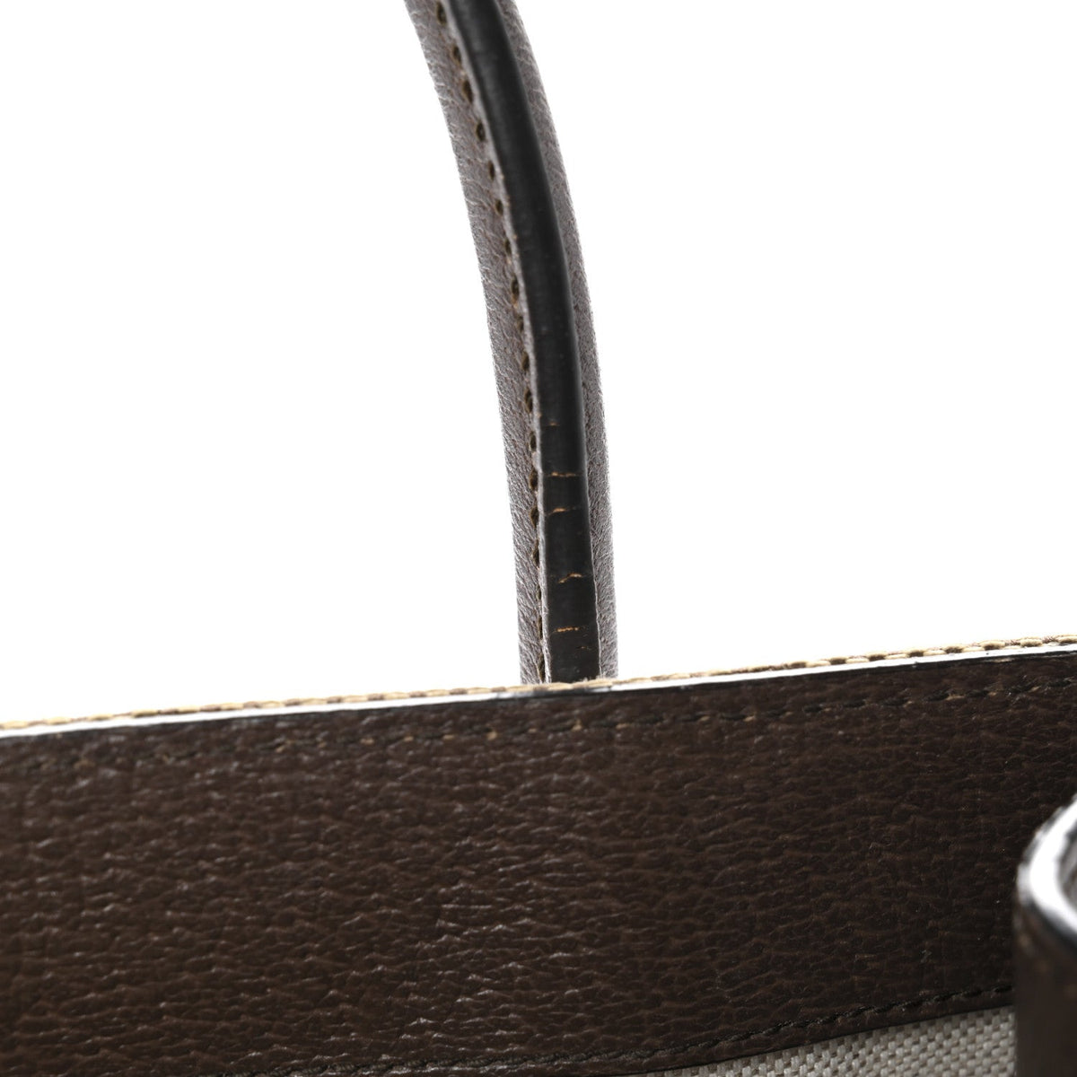 Monogram Jumbo GG Textured Dollar Calfskin Web Small Tote Bag Camel Ebony New Acero wholesalehk.shop