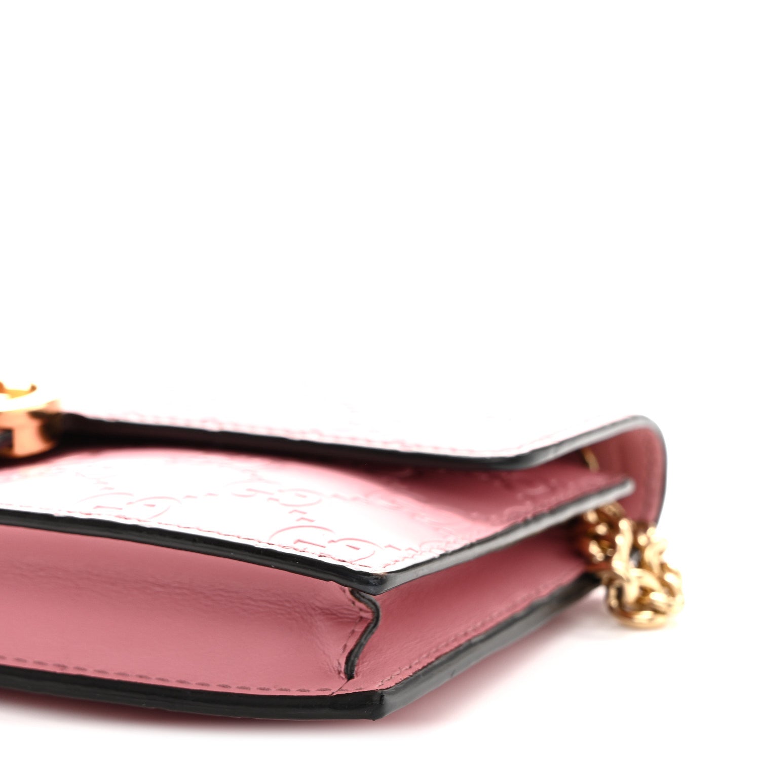 Guccissima Icon Chain Wallet Carmine Rose £¨ Direct shipment via from wholesalehk.shop