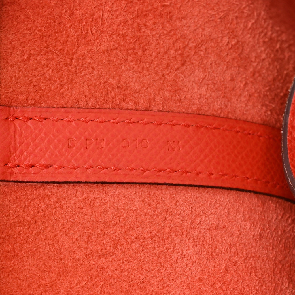 Epsom Tressage De Cuir Picotin Lock 22 MM Rouge Coeur Bleu du Nord Rouge H £¨ Direct shipment via from wholesalehk.shop