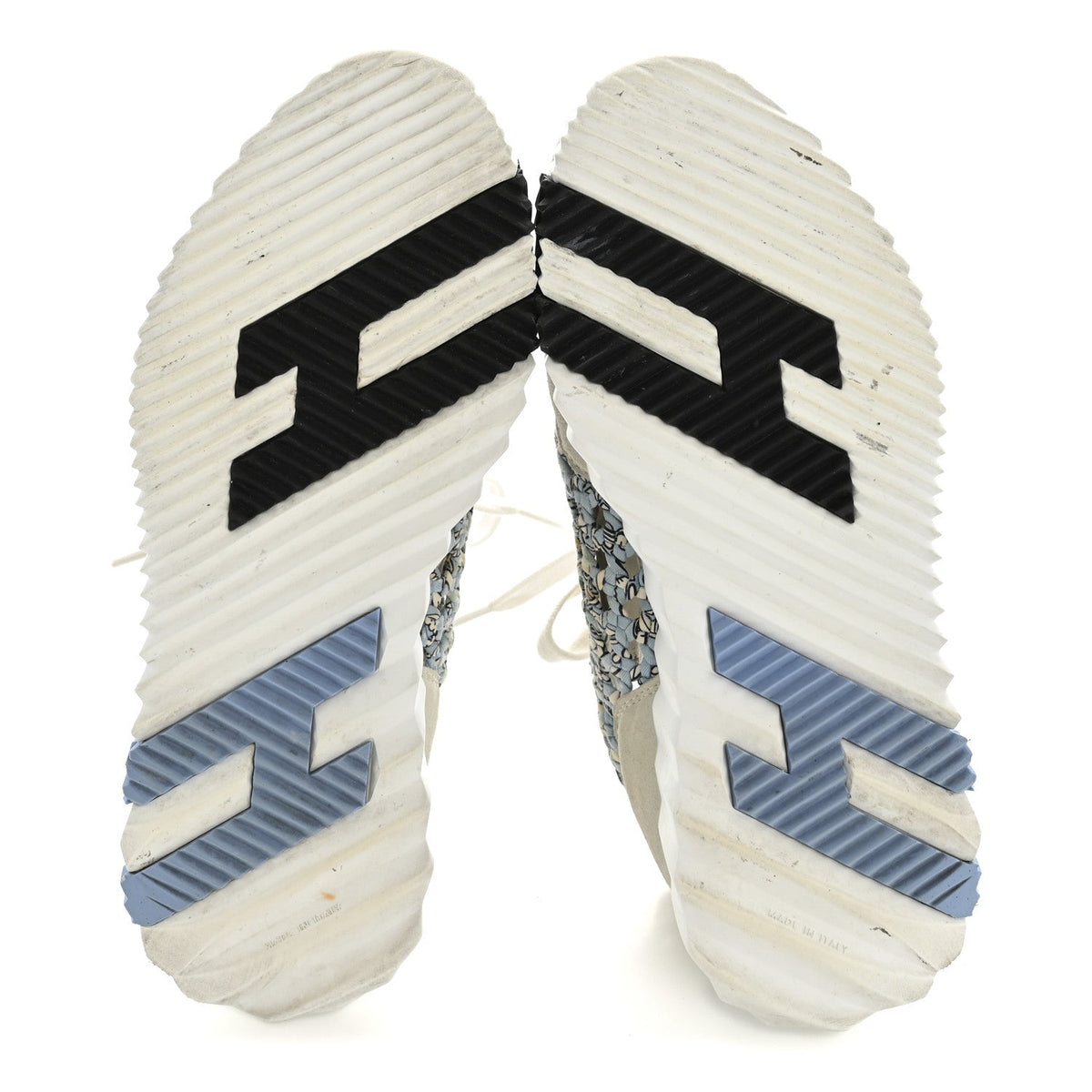 Braided Silk Suede Sneakers 35 Bleu Clair White wholesalehk.shop