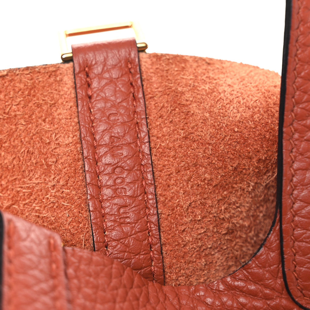 Taurillon Clemence Picotin Lock 18 PM Cuivre £¨ Direct shipment via from wholesalehk.shop