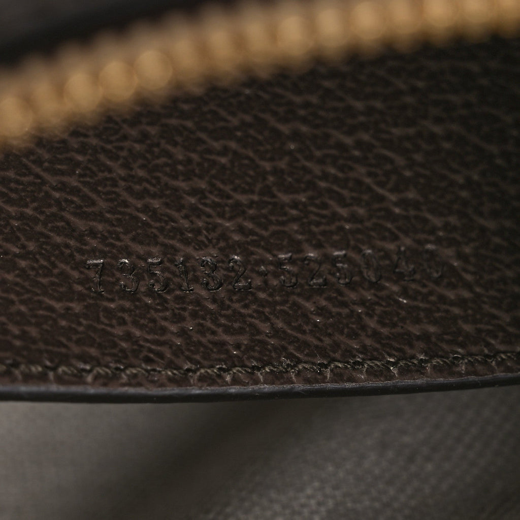 GG Supreme Monogram Textured Dollar Calfskin Web Small Ophidia GG Handbag Beige Ebony New Acero wholesalehk.shop