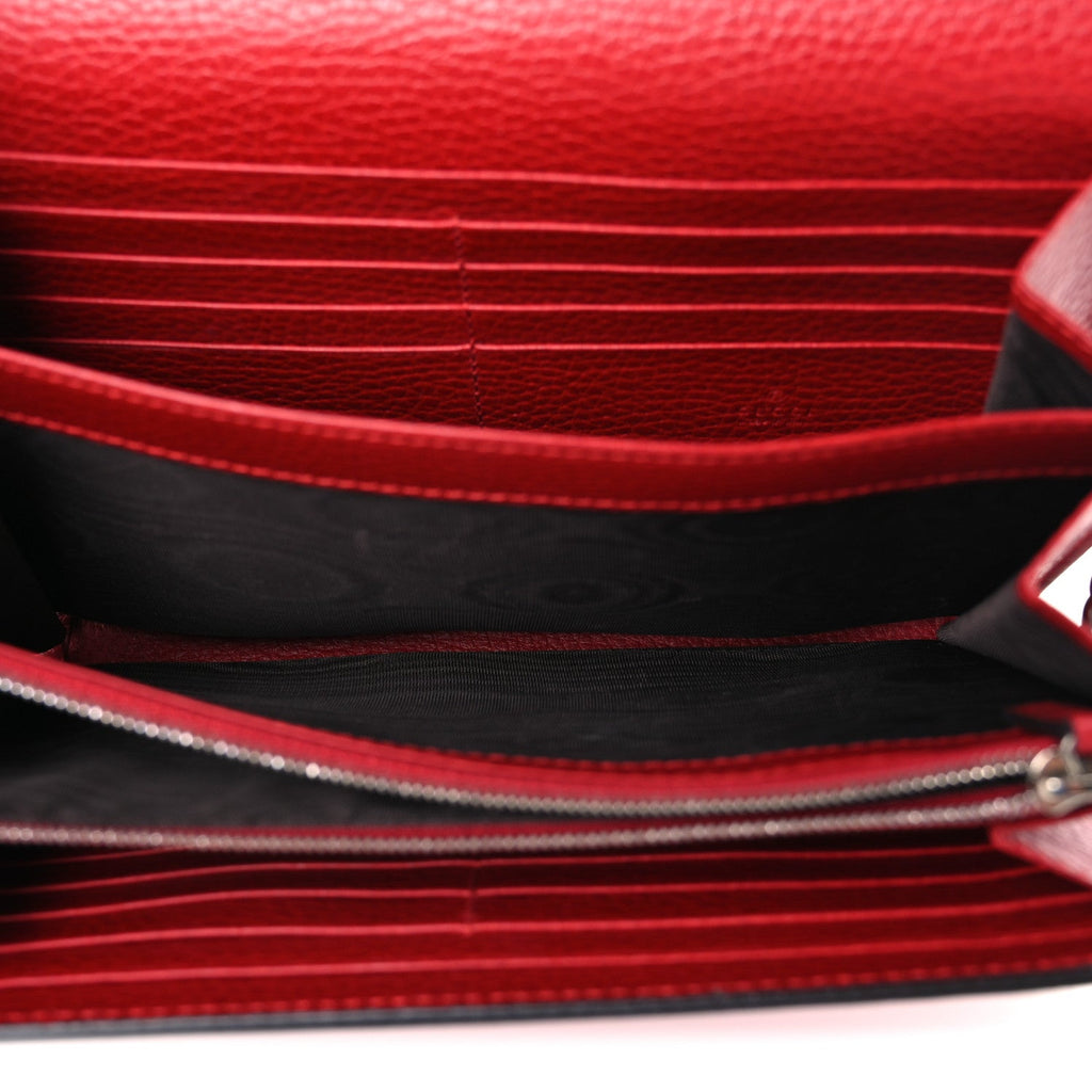 Calfskin Mini Dionysus Chain Wallet Hibiscus Red wholesalehk.shop