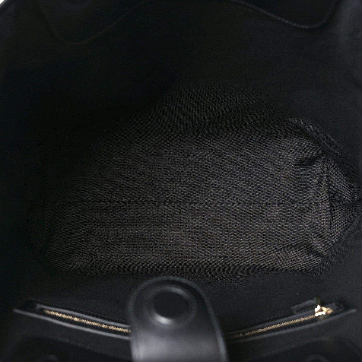 GG Calfskin Embossed Emblem Large Tote Bag Black wholesalehk.shop