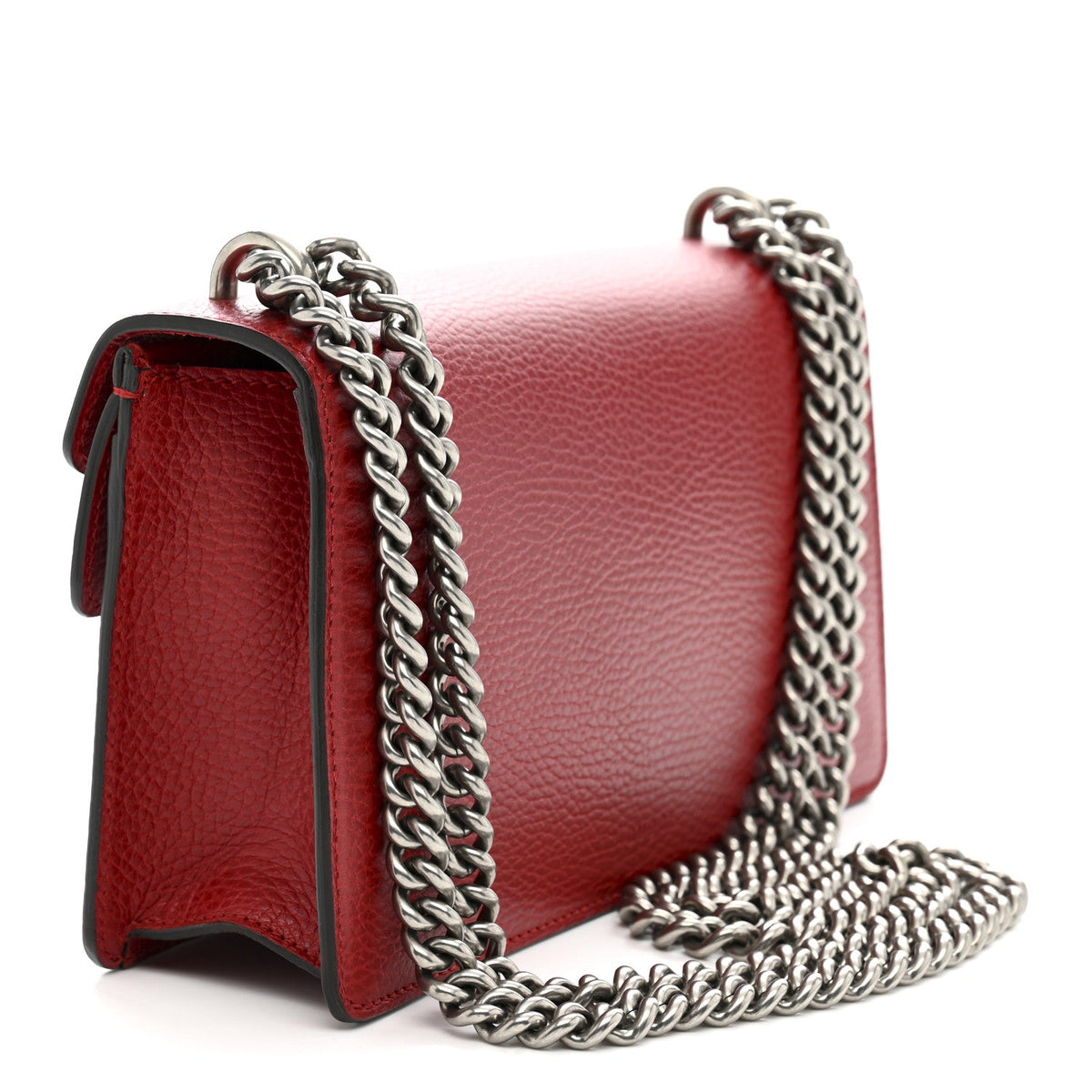 Dollar Calfskin Enamel Dionysus Shoulder Bag Hibiscus Red Electric Blue wholesalehk.shop