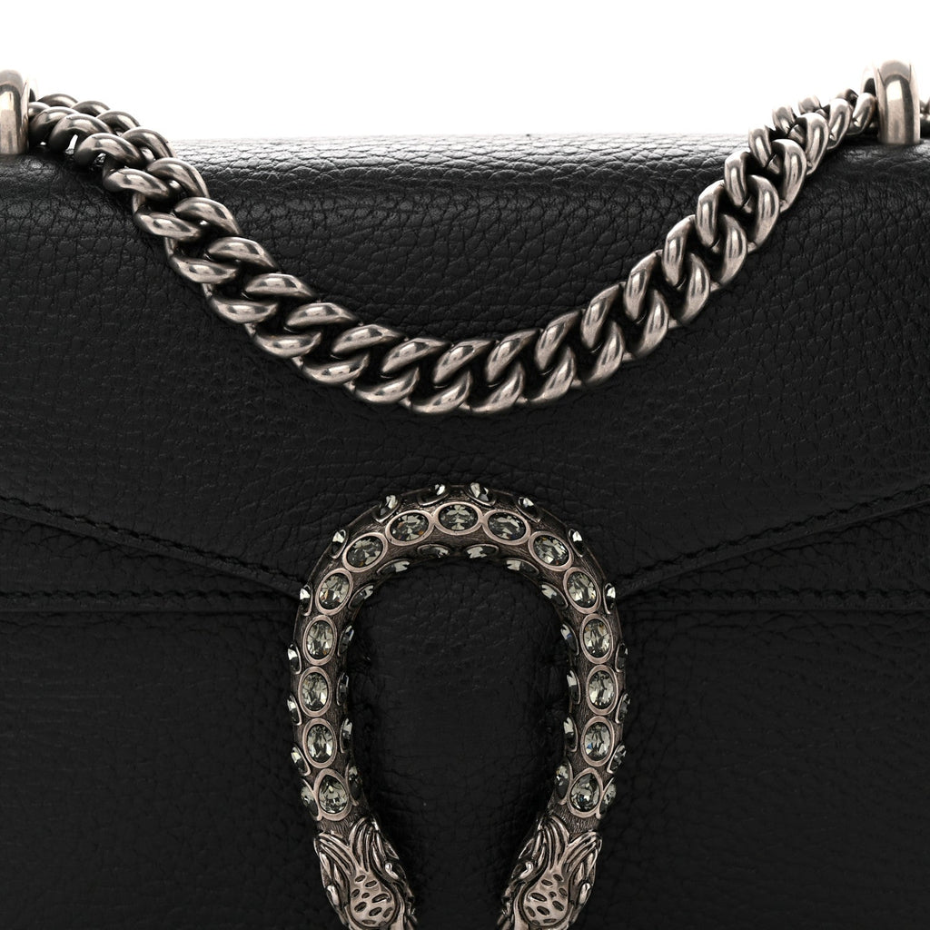 Calfskin Mini Dionysus Shoulder Bag Black wholesalehk.shop