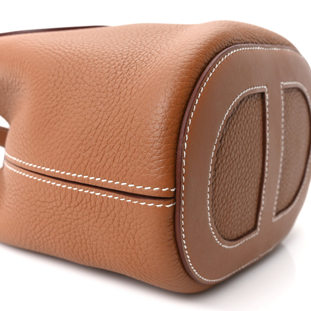 Taurillon Clemence Swift In-The-Loop 18 Bag Gold £¨ Direct shipment via from wholesalehk.shop