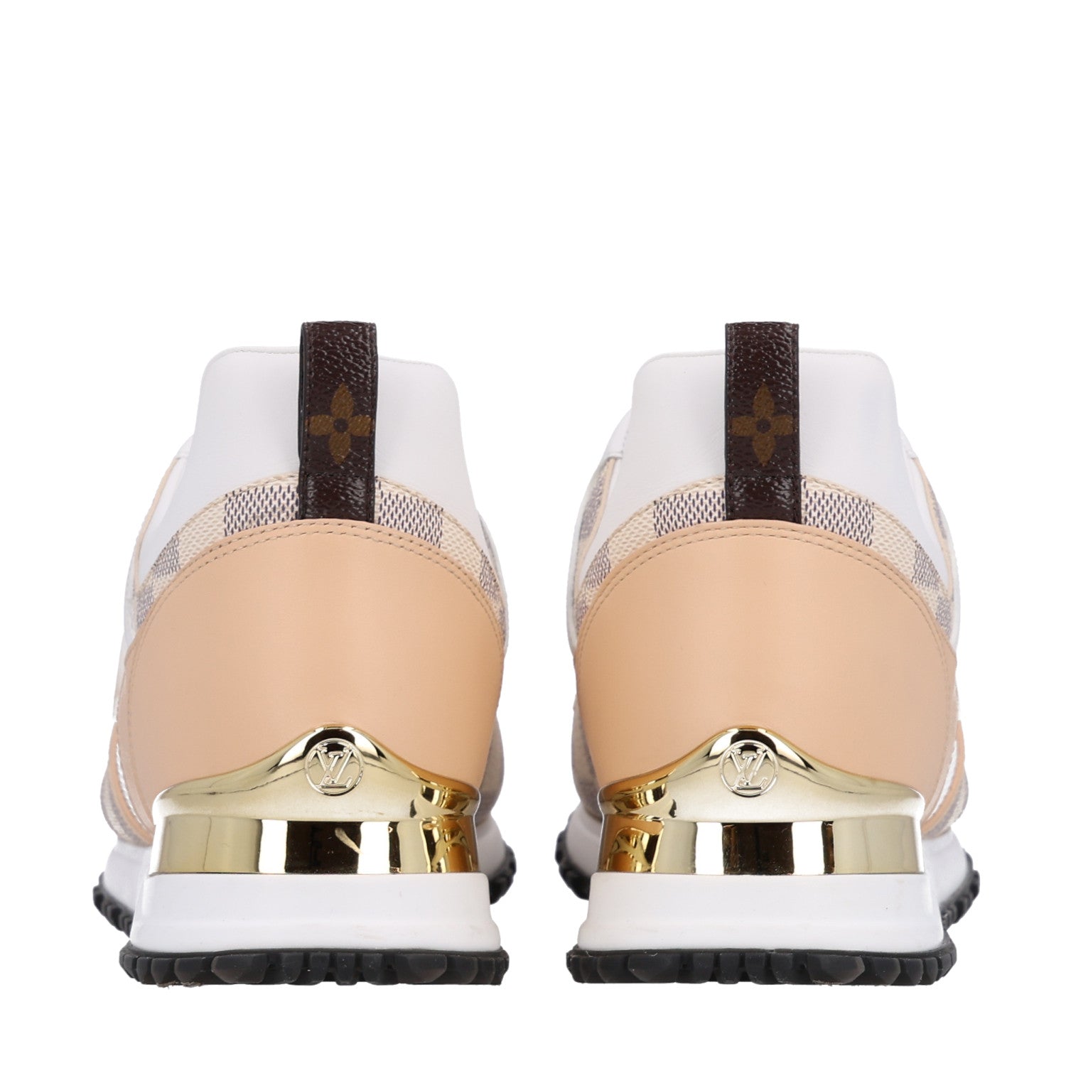Calfskin Damier Azur Run Away Sneakers 40 White £¨ Direct shipment via from wholesalehk.shop