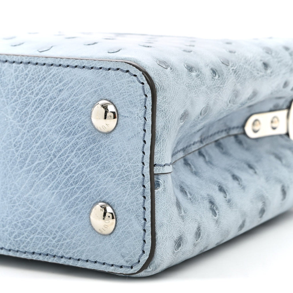 Ostrich Capucines Mini Blue Denim £¨ Direct shipment via from wholesalehk.shop
