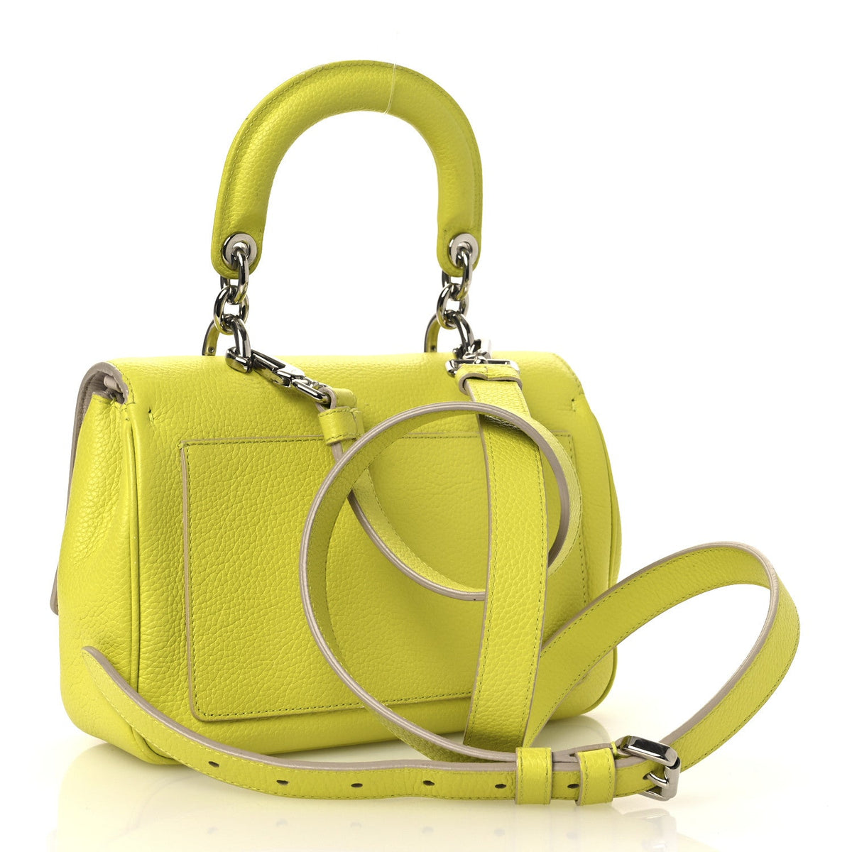 Bullcalf Mini Be Dior Flap Vert Acide wholesalehk.shop