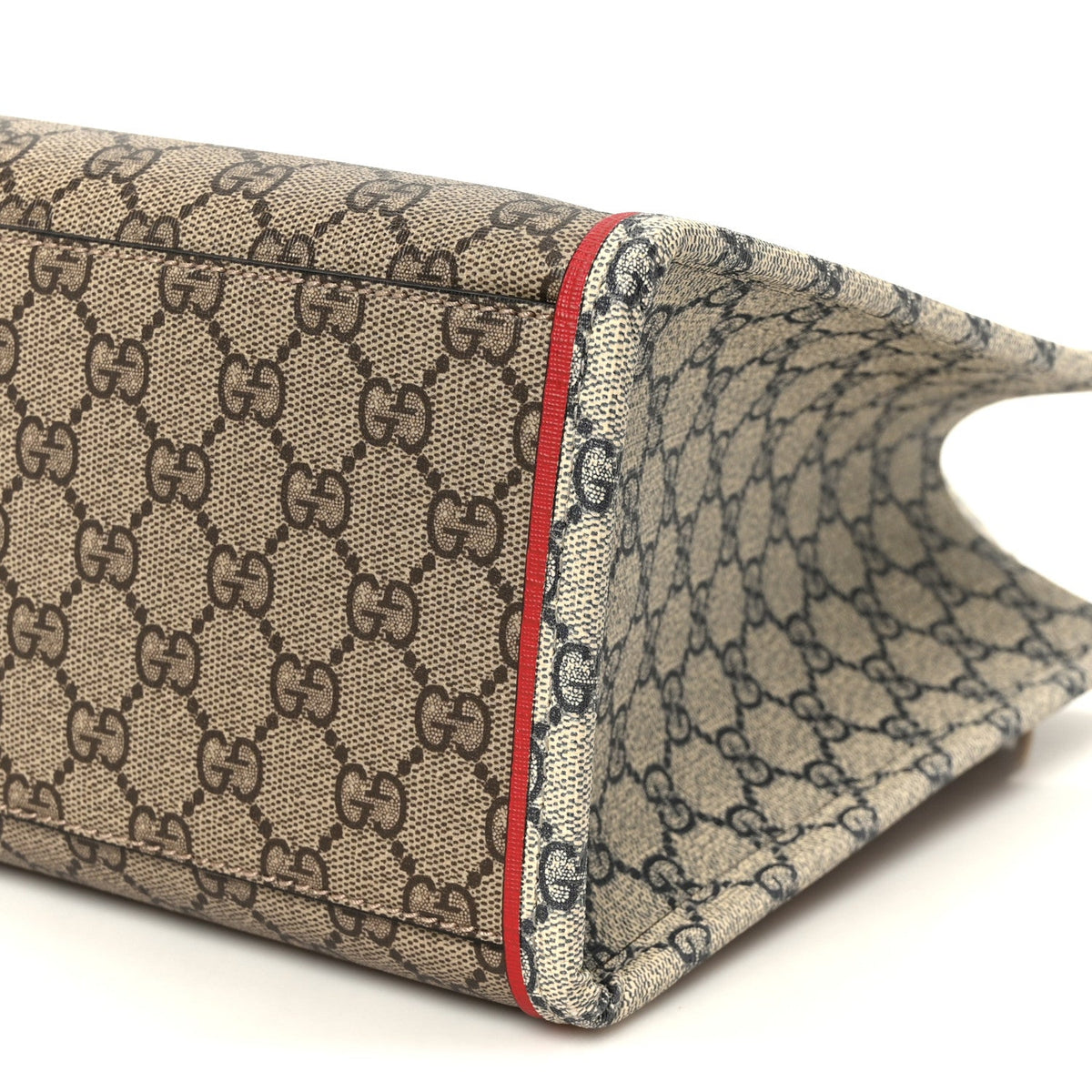 GG Supreme Monogram Exquisite Small Tote Beige Ebony Blue Crop Live Red wholesalehk.shop