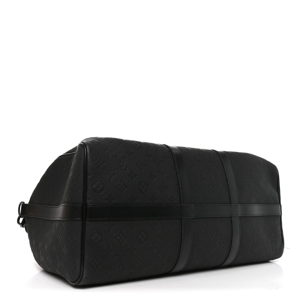 Taurillon Monogram Keepall Bandouliere 50 Black wholesalehk.shop