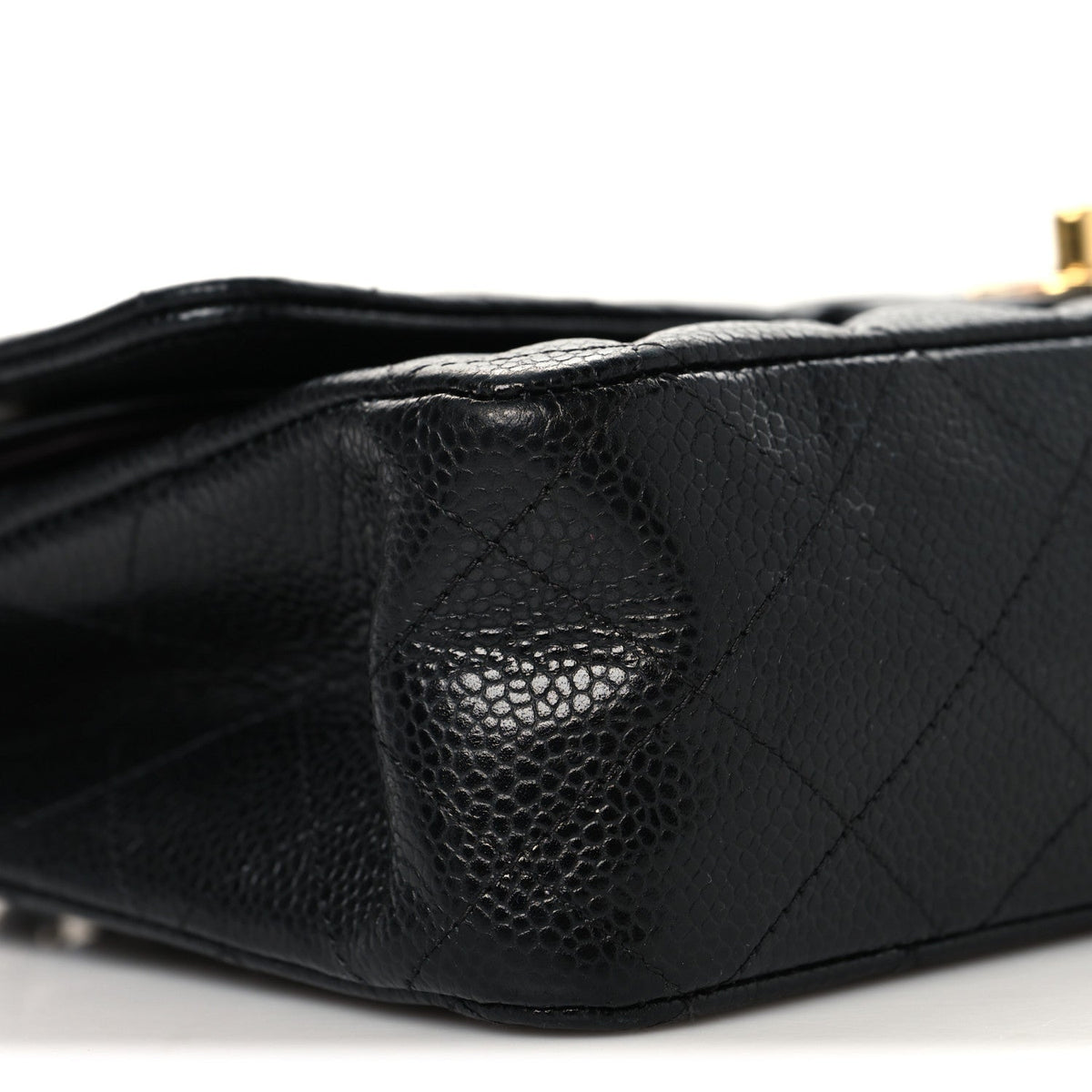 Caviar Quilted Medium Double Flap Black wholesalehk.shop