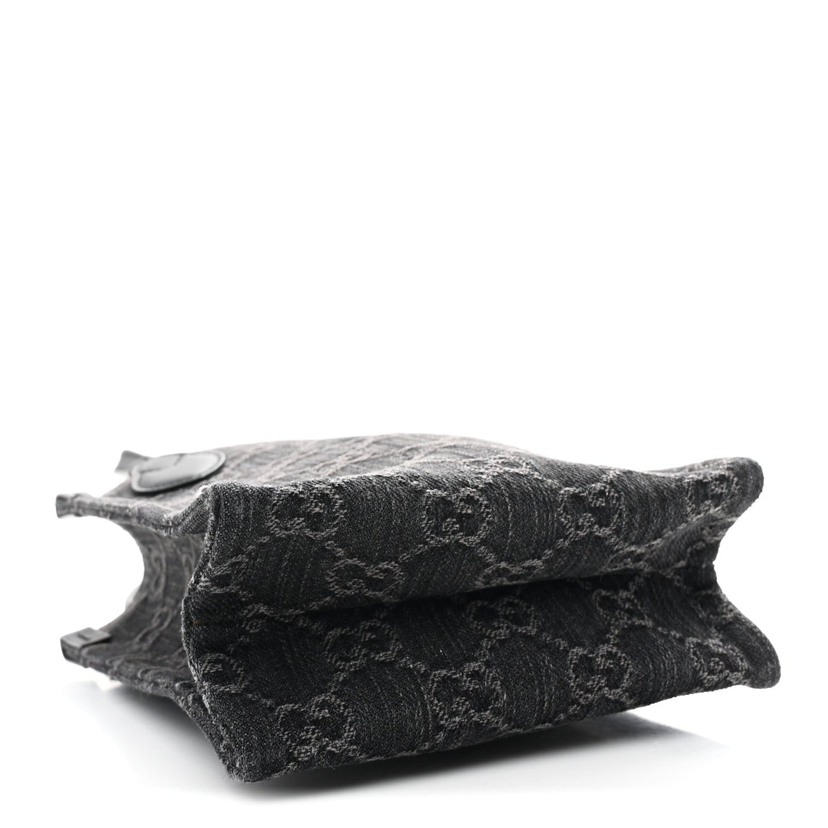 Denim Cuoio Harness GG Monogram Mini Ophidia Tote Bag Black Medium Grey wholesalehk.shop