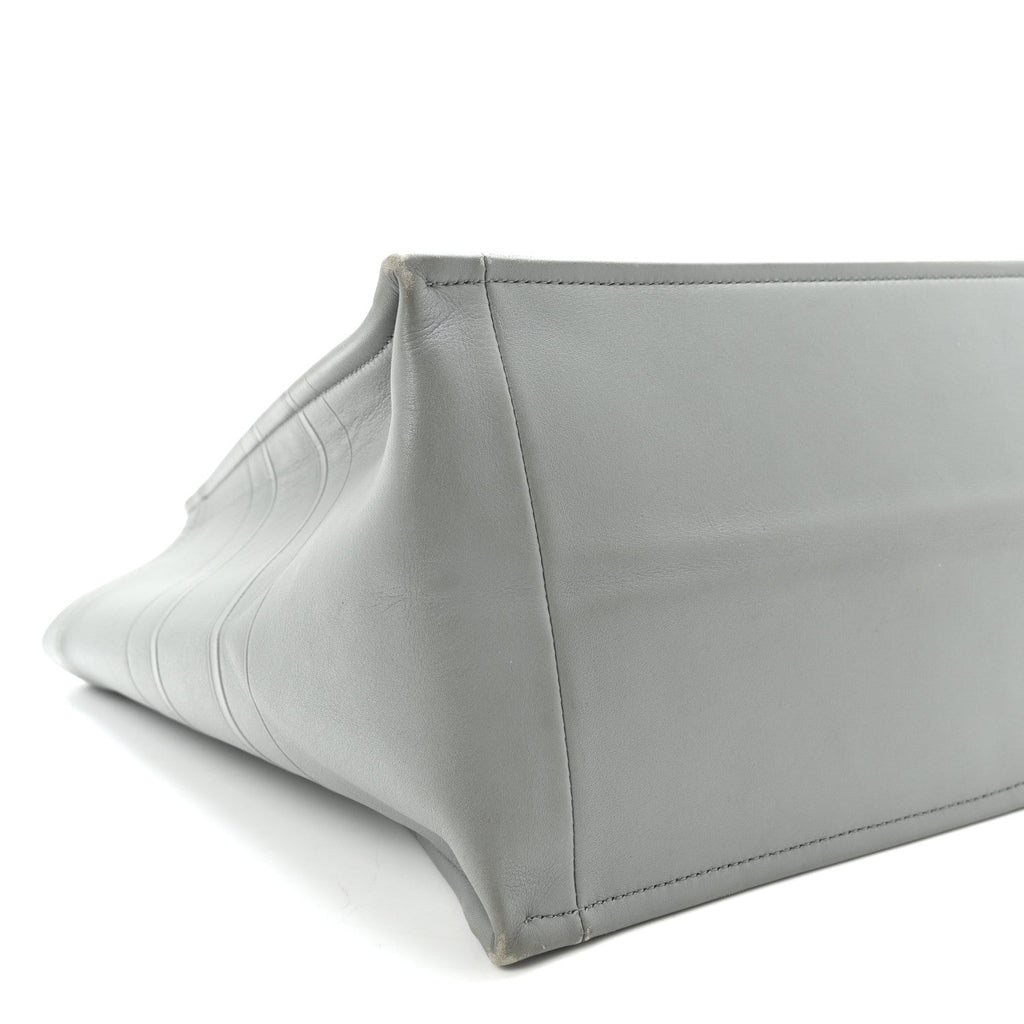 Calfskin Embossed Medium Book Tote Grey Stone £¨ Direct shipment via from wholesalehk.shop