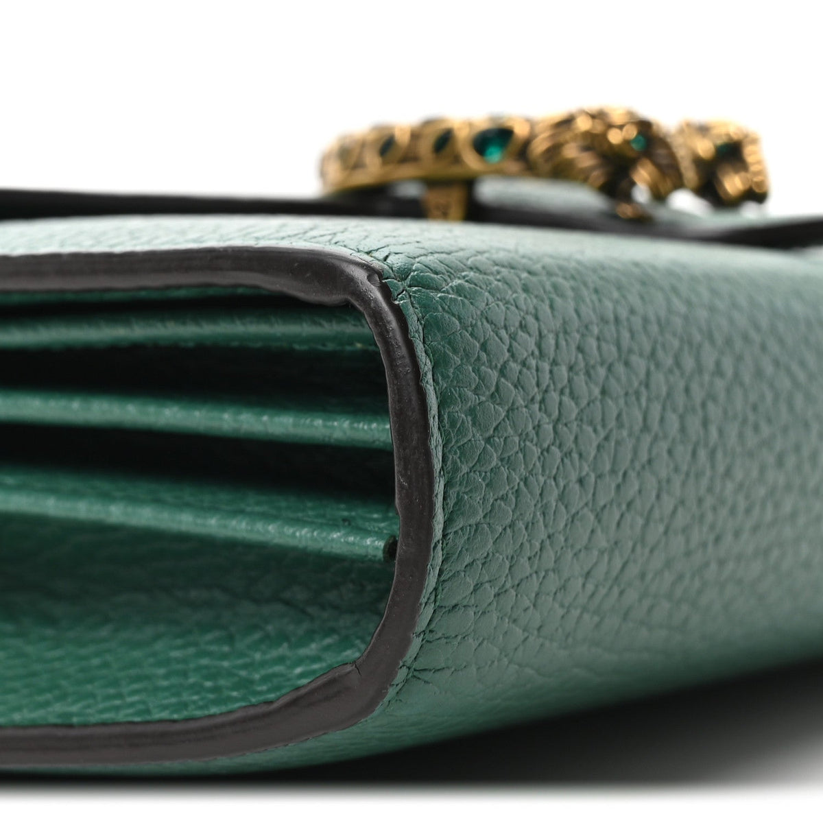 Calfskin Mini Dionysus Chain Wallet Emerald wholesalehk.shop