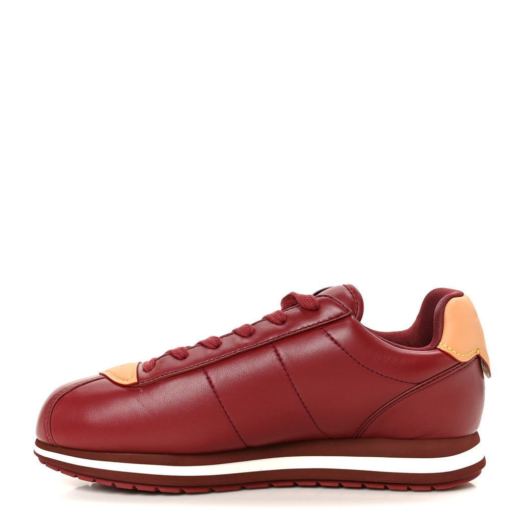 Lambskin Vachetta Mens LV Buttersoft Sneakers 10 Bordeaux £¨ Direct shipment via from wholesalehk.shop