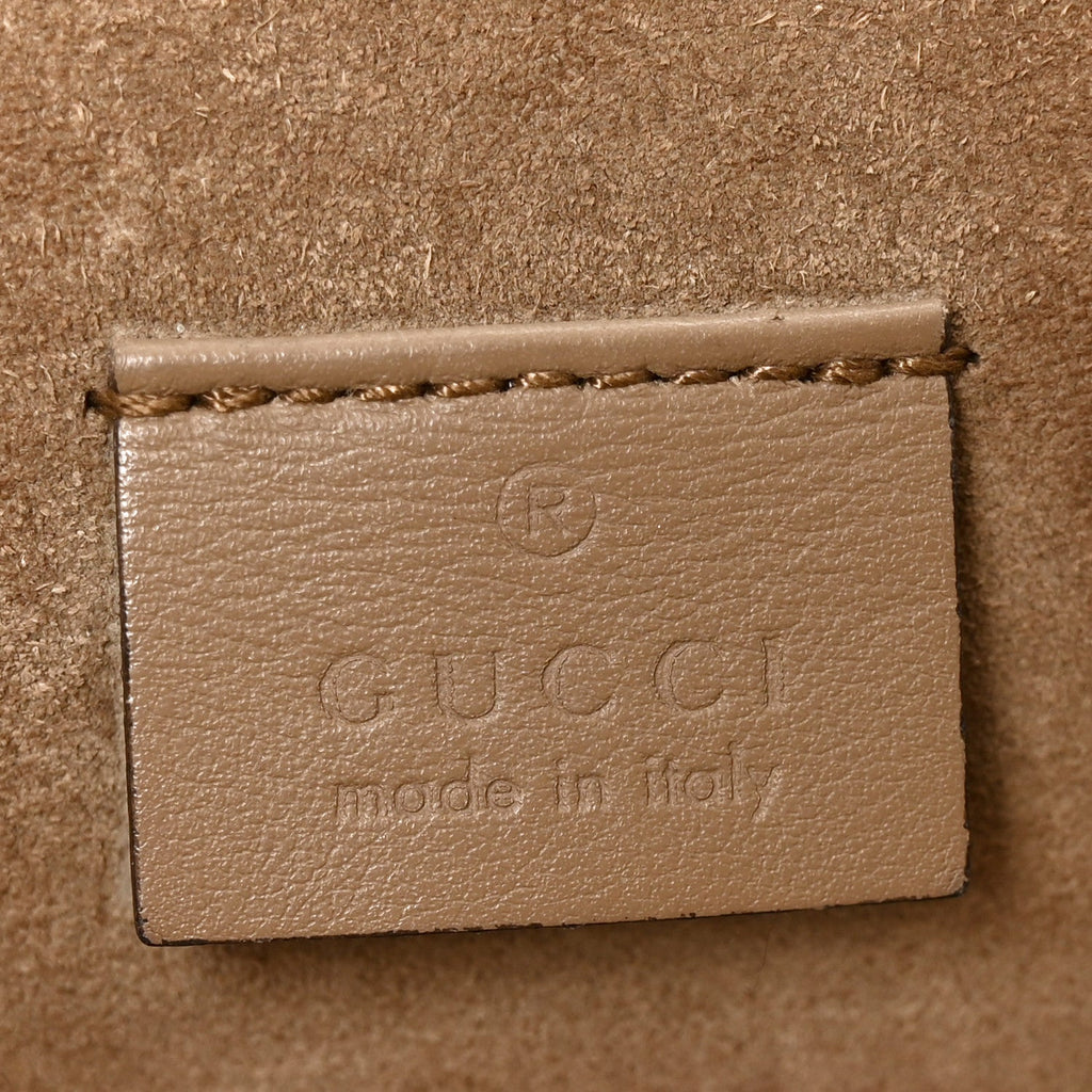GG Supreme Monogram Small Dionysus Shoulder Bag Taupe wholesalehk.shop