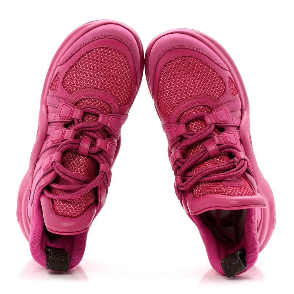 Calfskin Technical Nylon LV Archlight Sneakers 37 Rose Pop £¨ Direct shipment via from wholesalehk.shop