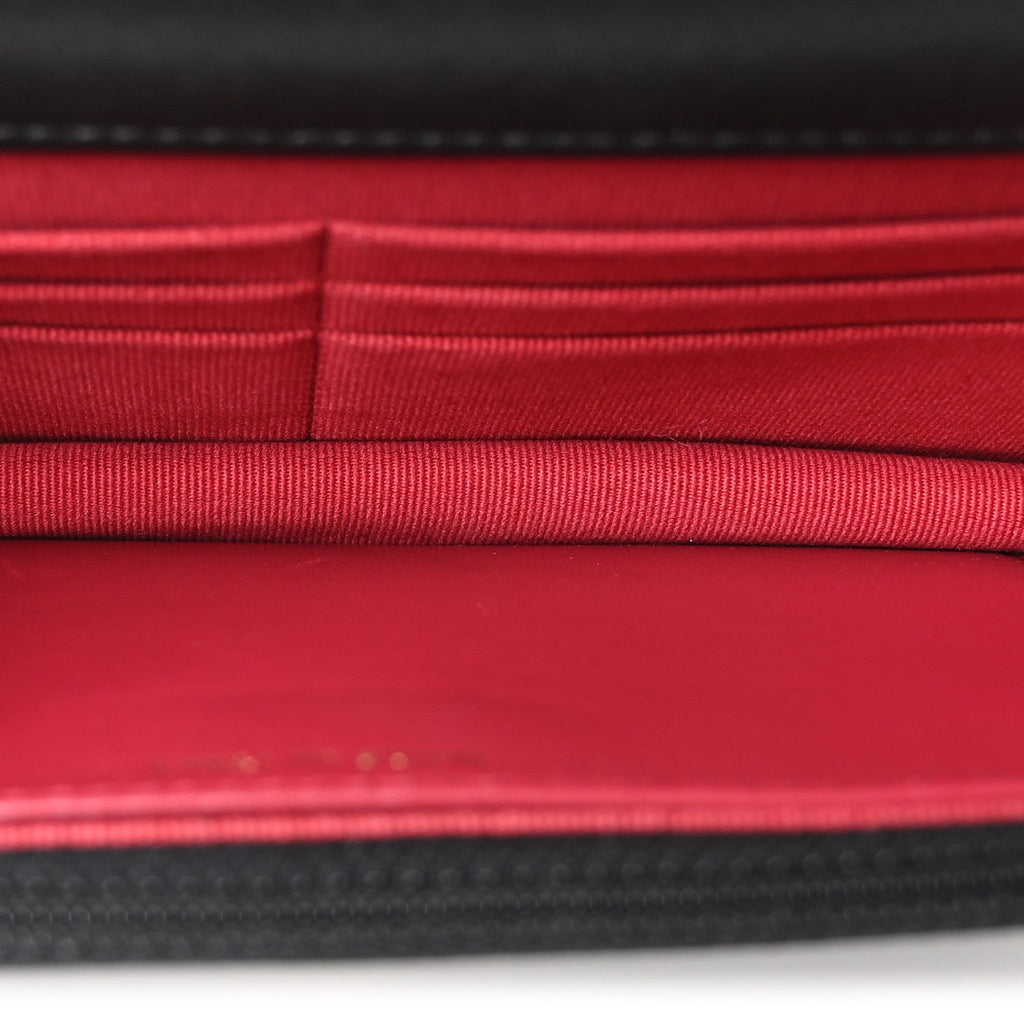 Lambskin Quilted Chanel 19 Wallet On Chain WOC Black wholesalehk.shop