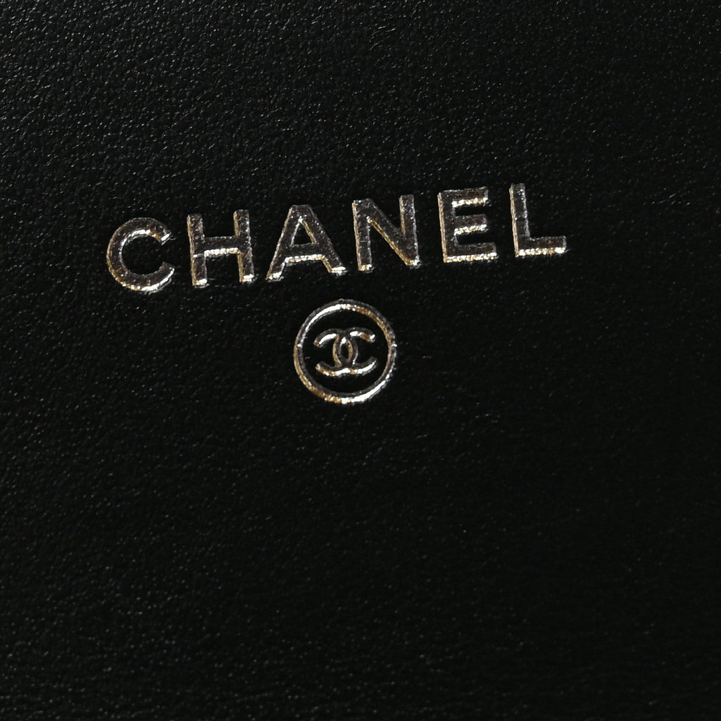 Aged Calfskin Quilted Mini Reissue Wallet On Chain WOC So Black wholesalehk.shop