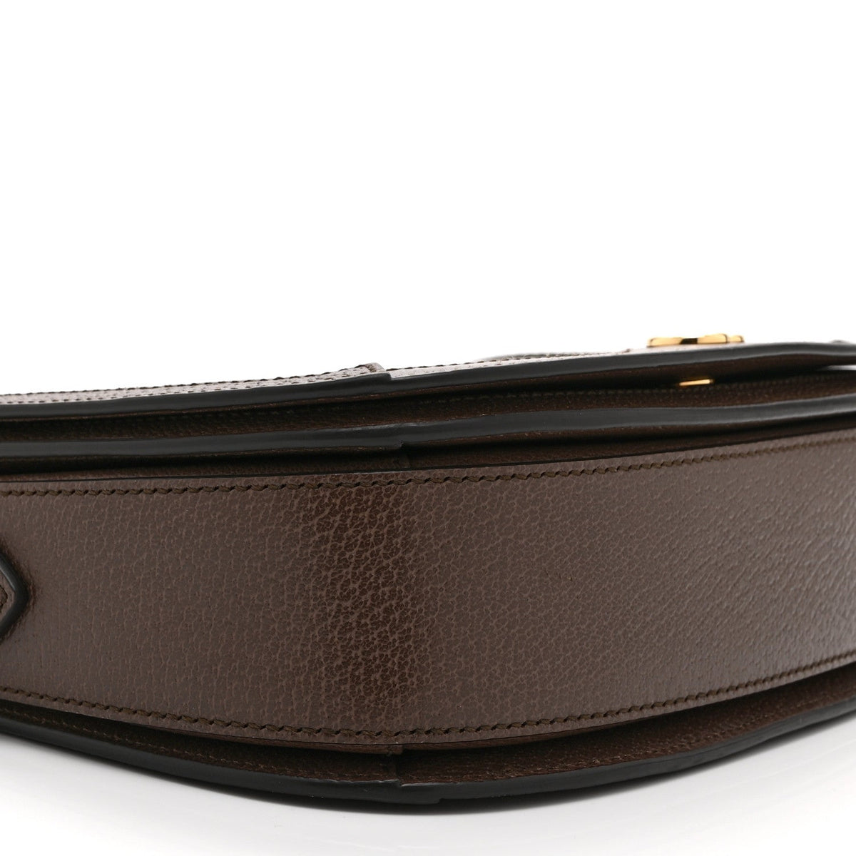 GG Supreme Monogram Web Small Ophidia Flap Messenger Bag Brown wholesalehk.shop