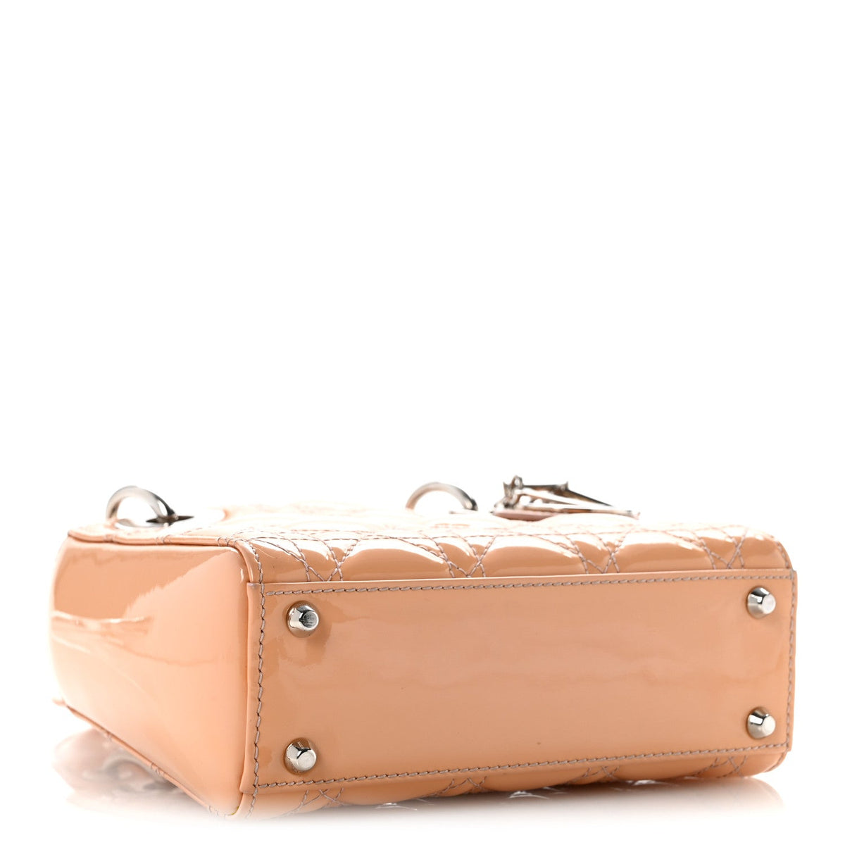 Patent Cannage Mini Lady Dior Rose Clair wholesalehk.shop