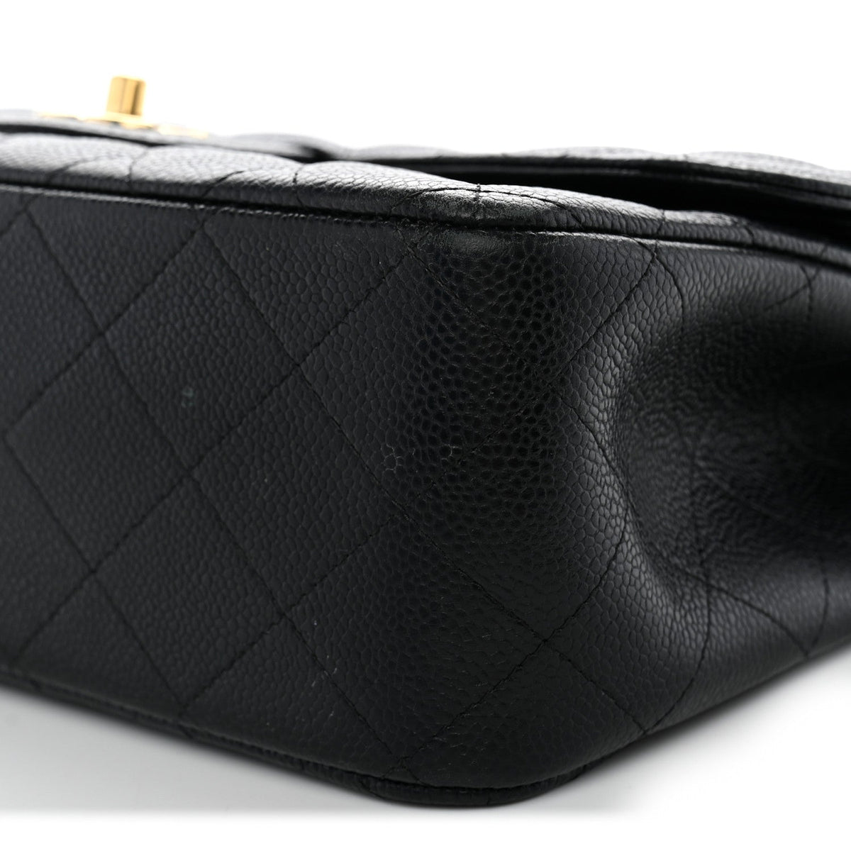 Caviar Quilted Jumbo Double Flap Black wholesalehk.shop