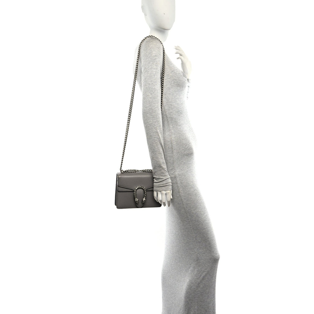 Calfskin Mini Dionysus Shoulder Bag Dusty Grey wholesalehk.shop