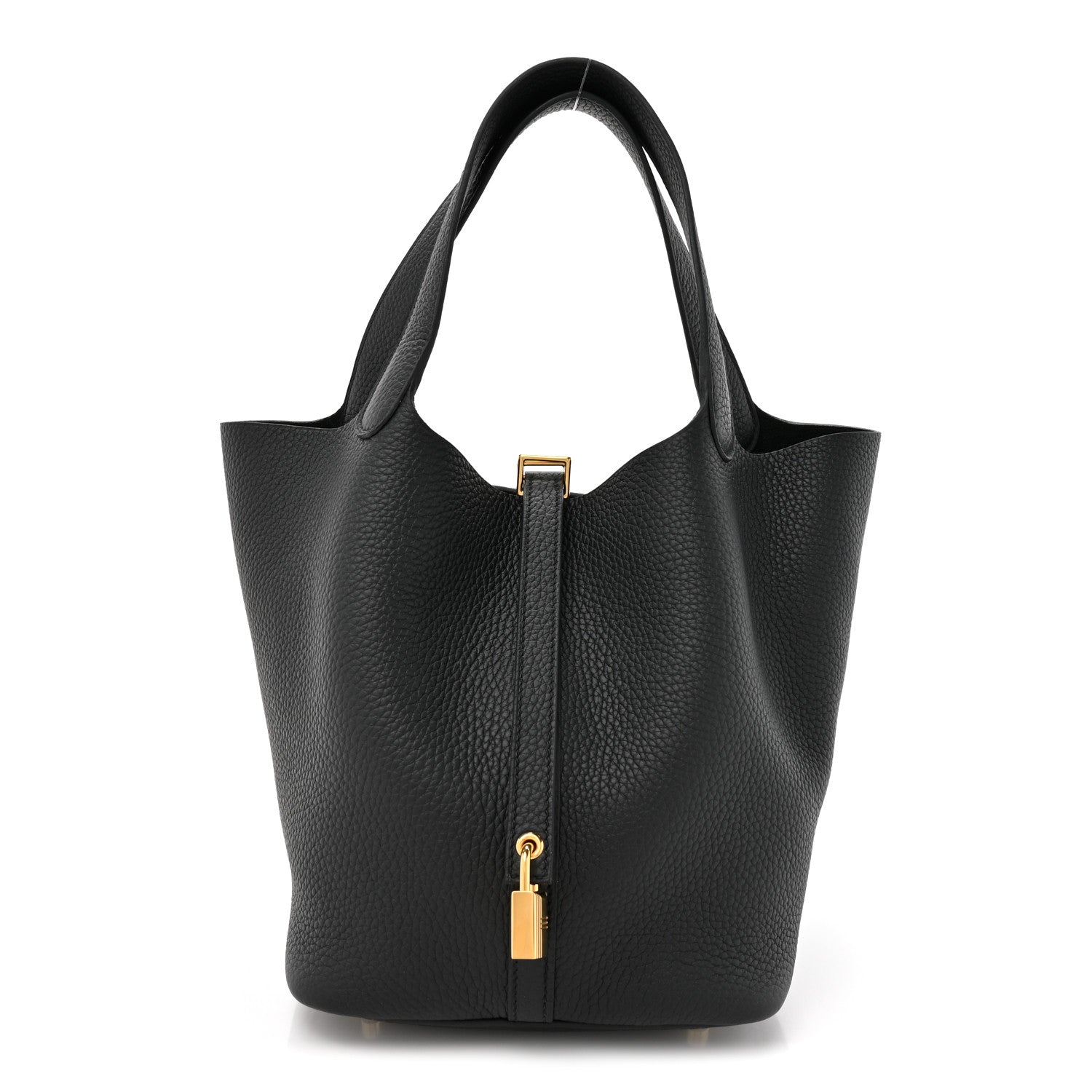 Taurillon Clemence Picotin Lock 22 MM Black £¨ Direct shipment via from wholesalehk.shop