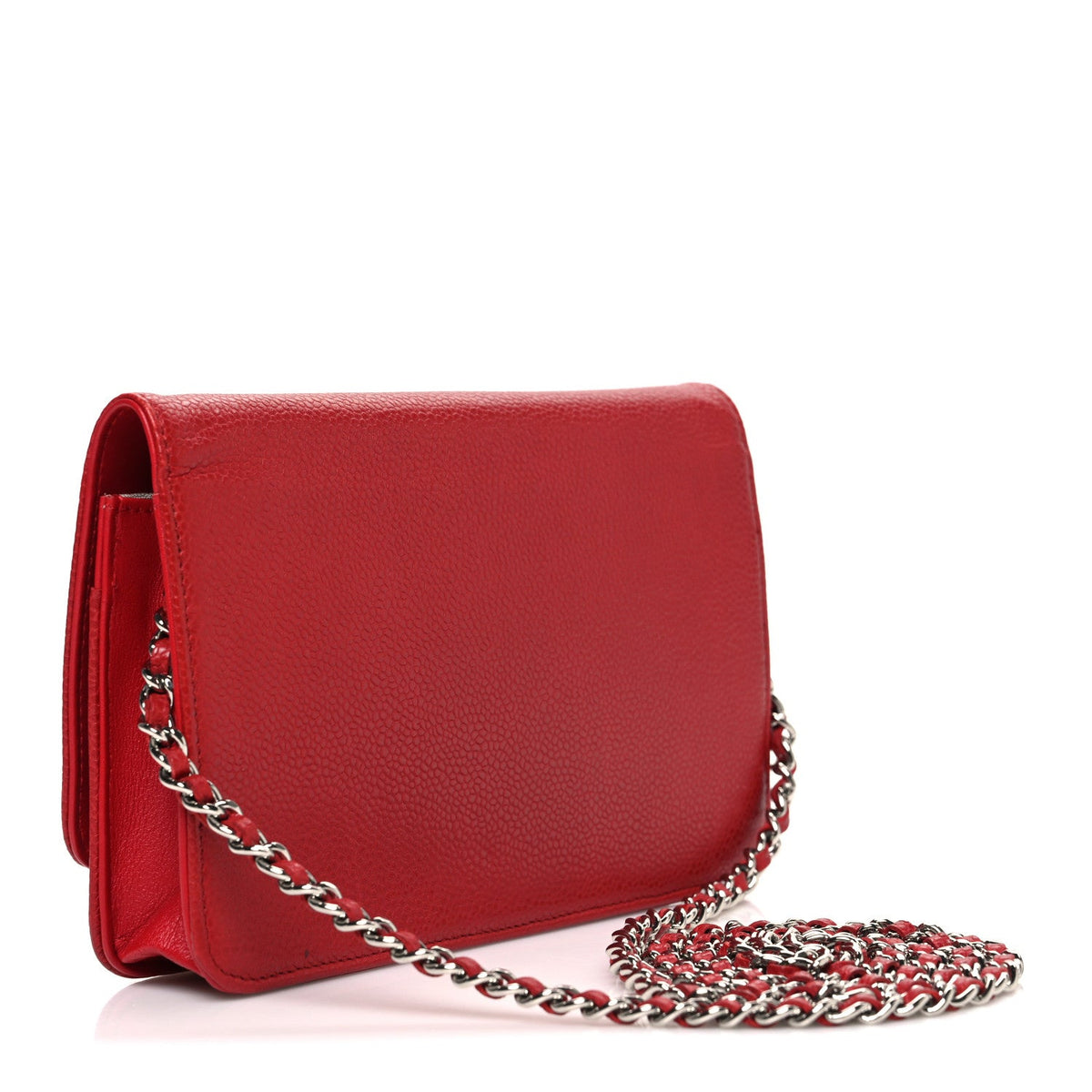 Caviar Timeless CC Wallet on Chain WOC Red wholesalehk.shop
