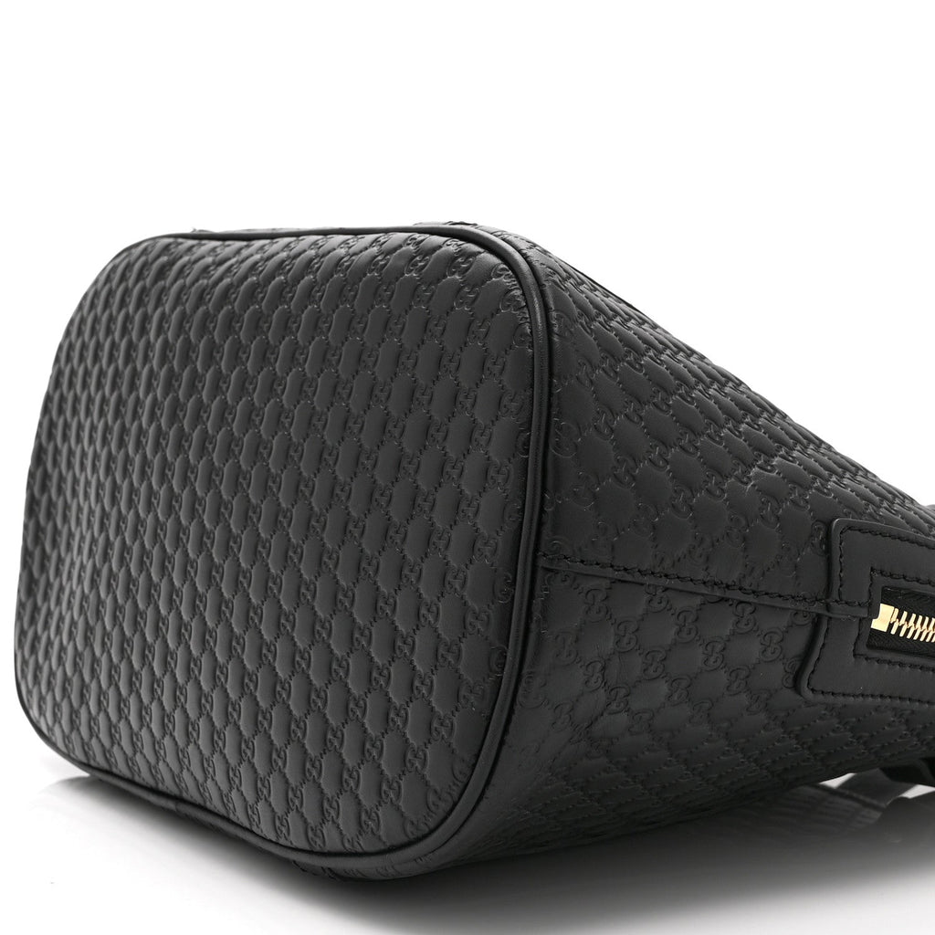 Microguccissima Medium Dome Bag Black £¨ Direct shipment via from wholesalehk.shop