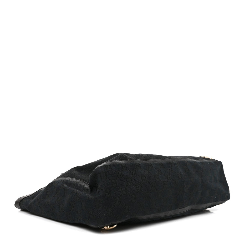 Monogram Large Abbey Tote Black wholesalehk.shop