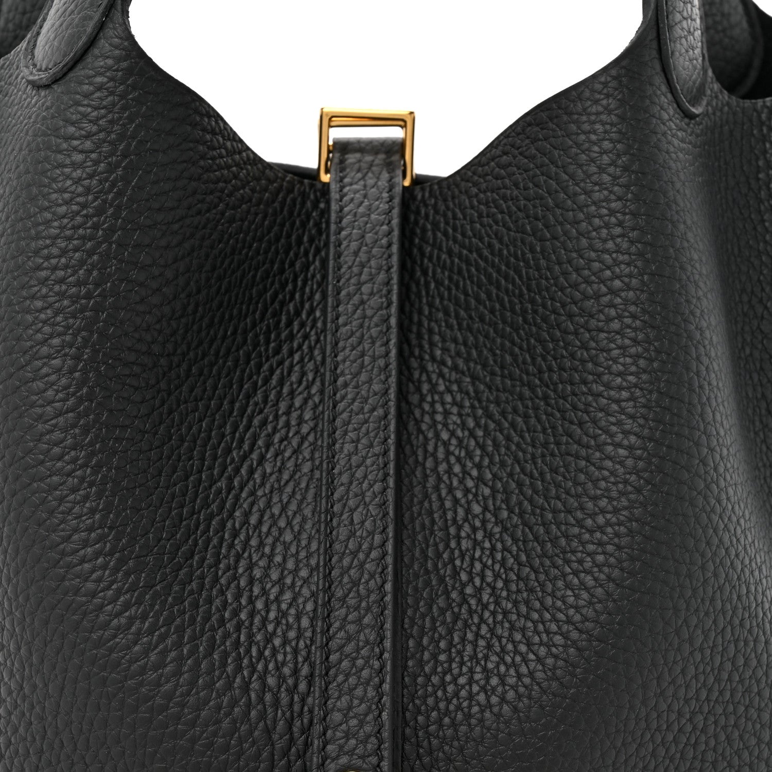 Taurillon Clemence Picotin Lock 22 MM Black £¨ Direct shipment via from wholesalehk.shop