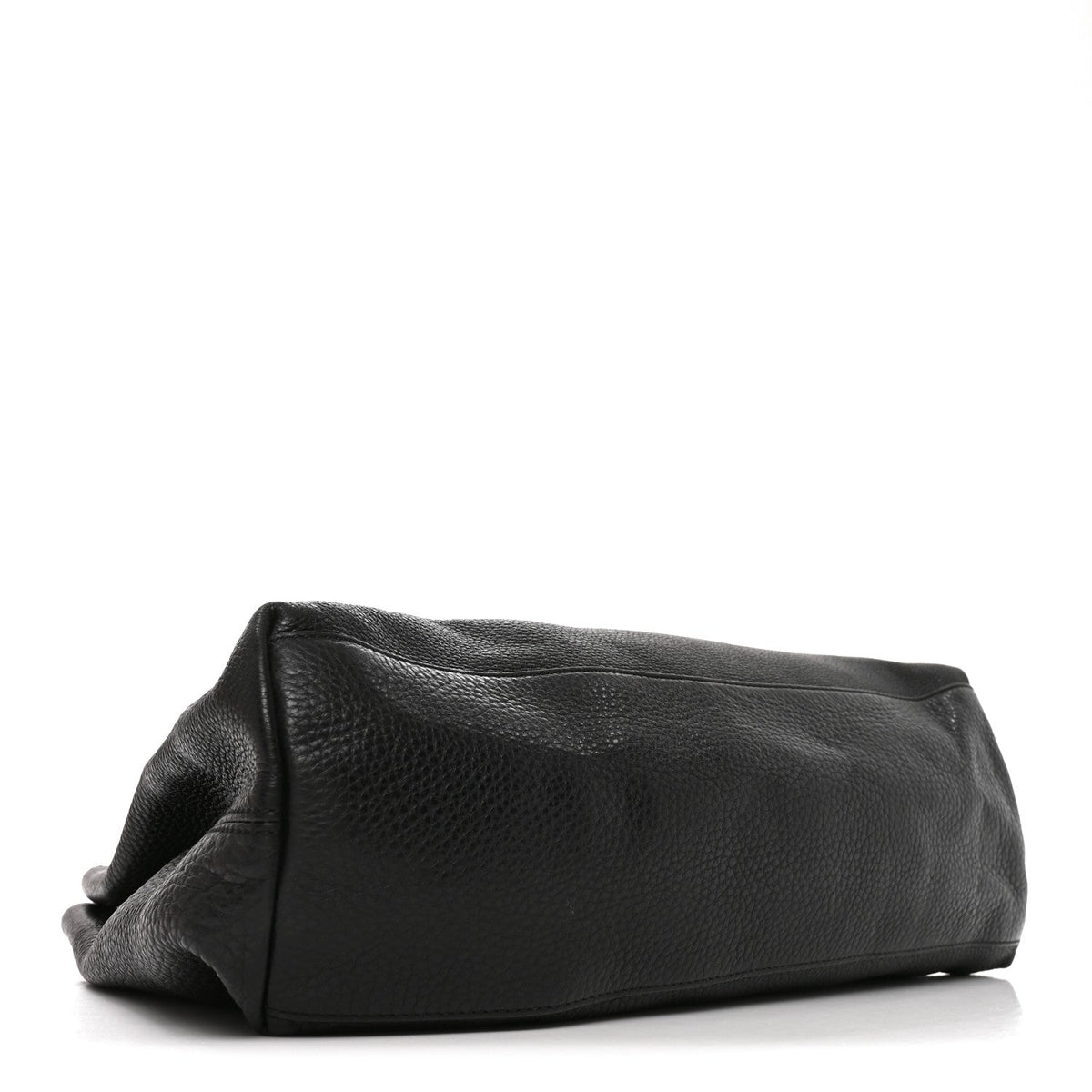 Pebbled Calfskin Medium Soho Chain Shoulder Bag Black wholesalehk.shop