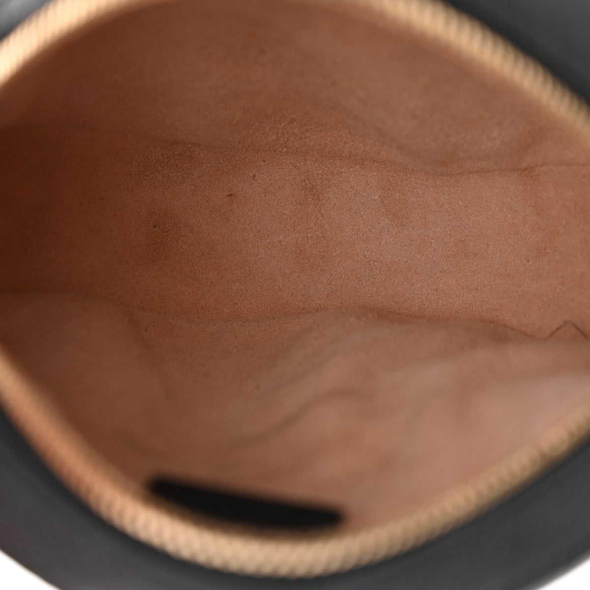 Grained Calfskin Web Mini Ophidia Round Shoulder Bag Black wholesalehk.shop