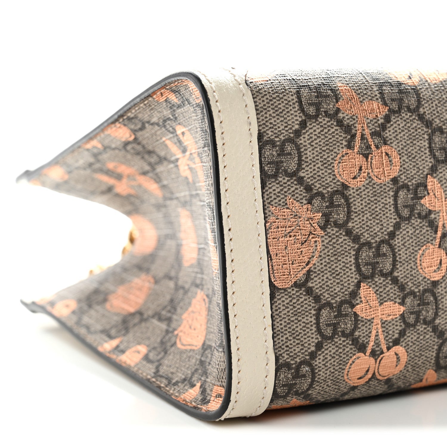 GG Supreme Monogram Berry Textured Dollar Calfskin Small Padlock Tote Beige Ebony Light Copper Mystic White £¨ Direct shipment via from wholesalehk.shop