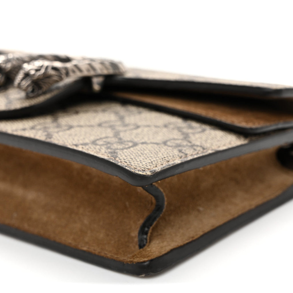 GG Supreme Monogram Super Mini Dionysus Shoulder Bag Taupe wholesalehk.shop