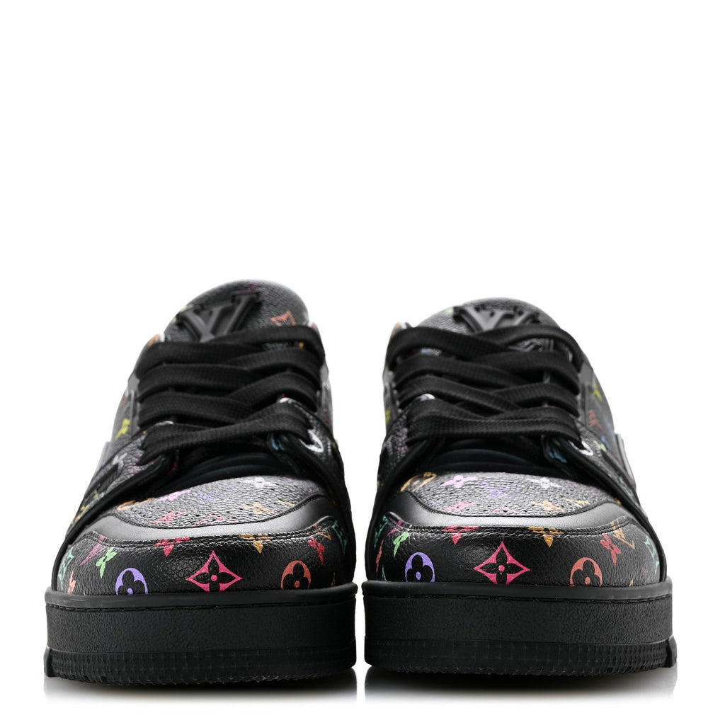 LV X TM Calfskin Monogram Multicolor Womens LV Trainer Sneakers 37.5 Black £¨ Direct shipment via from wholesalehk.shop