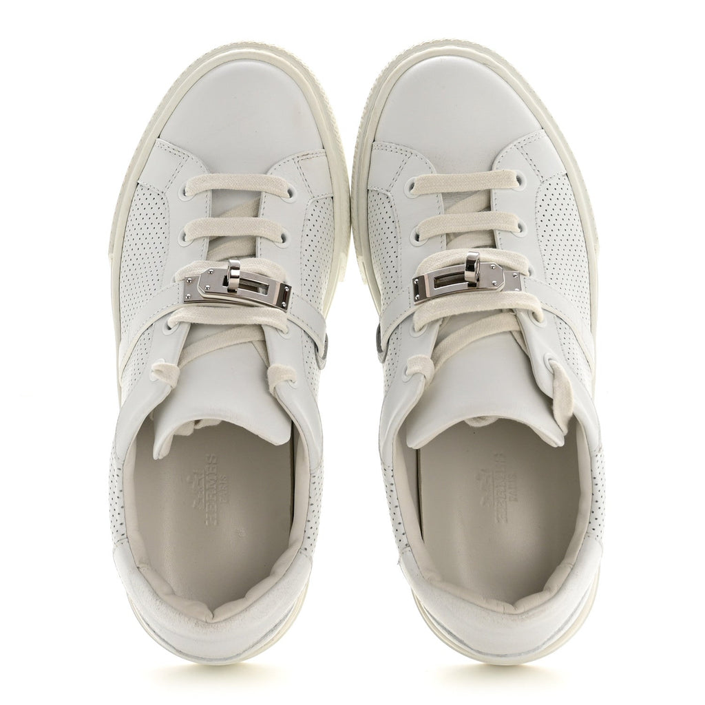 Calfskin Day Sneakers 37 White wholesalehk.shop