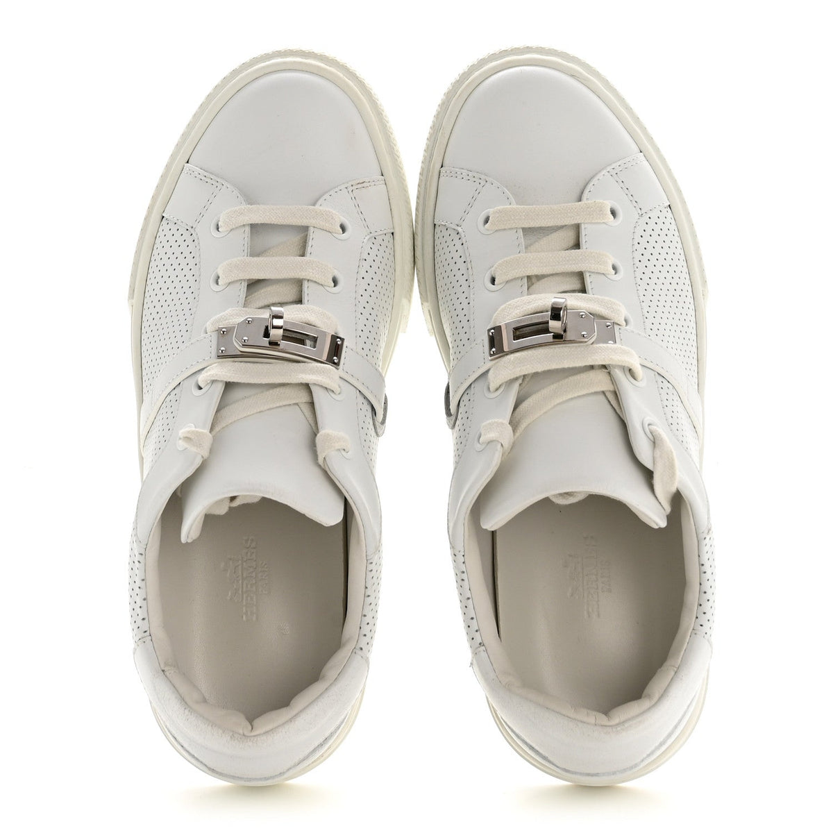 Calfskin Day Sneakers 37 White wholesalehk.shop