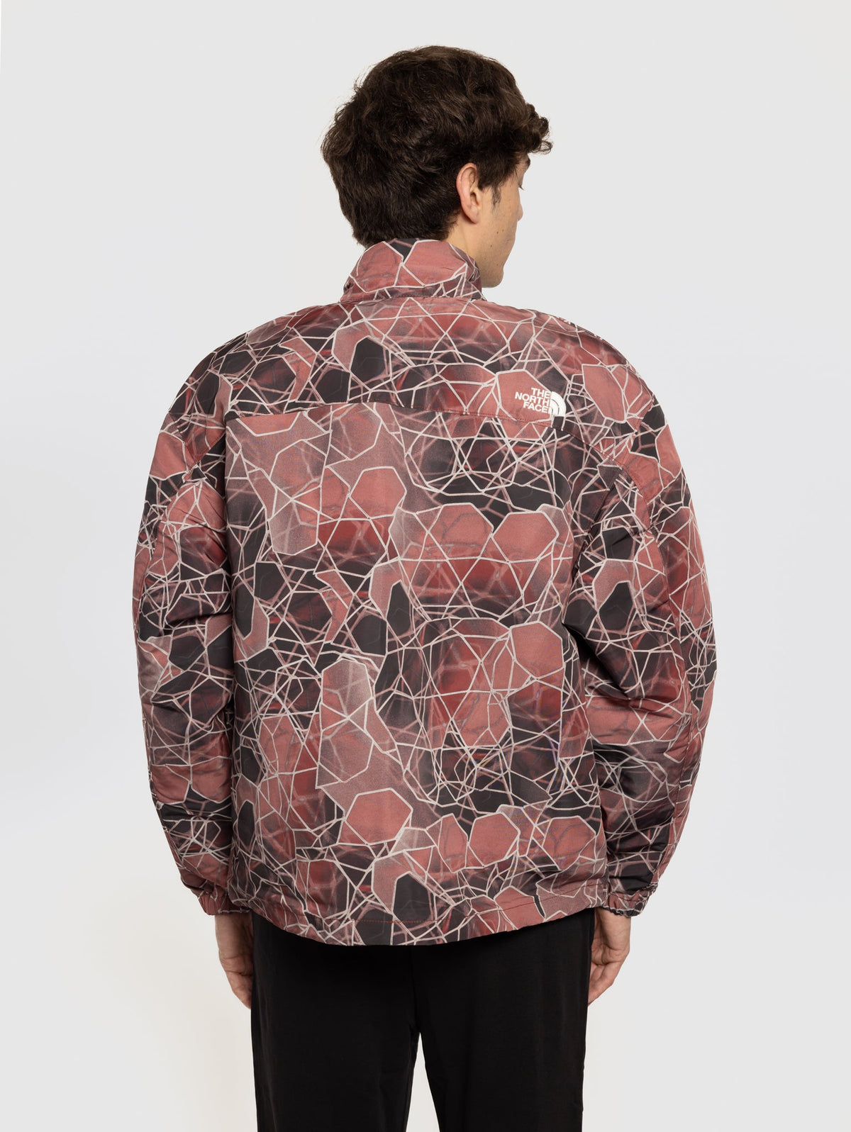 2026 New Arrival Giacca a Vento con Stampa Grafica Rosa wholesalehk.shop