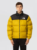 2026 New Arrival Giacca Retro Nuptse in Tessuto Ripstop Lucido Senape wholesalehk.shop