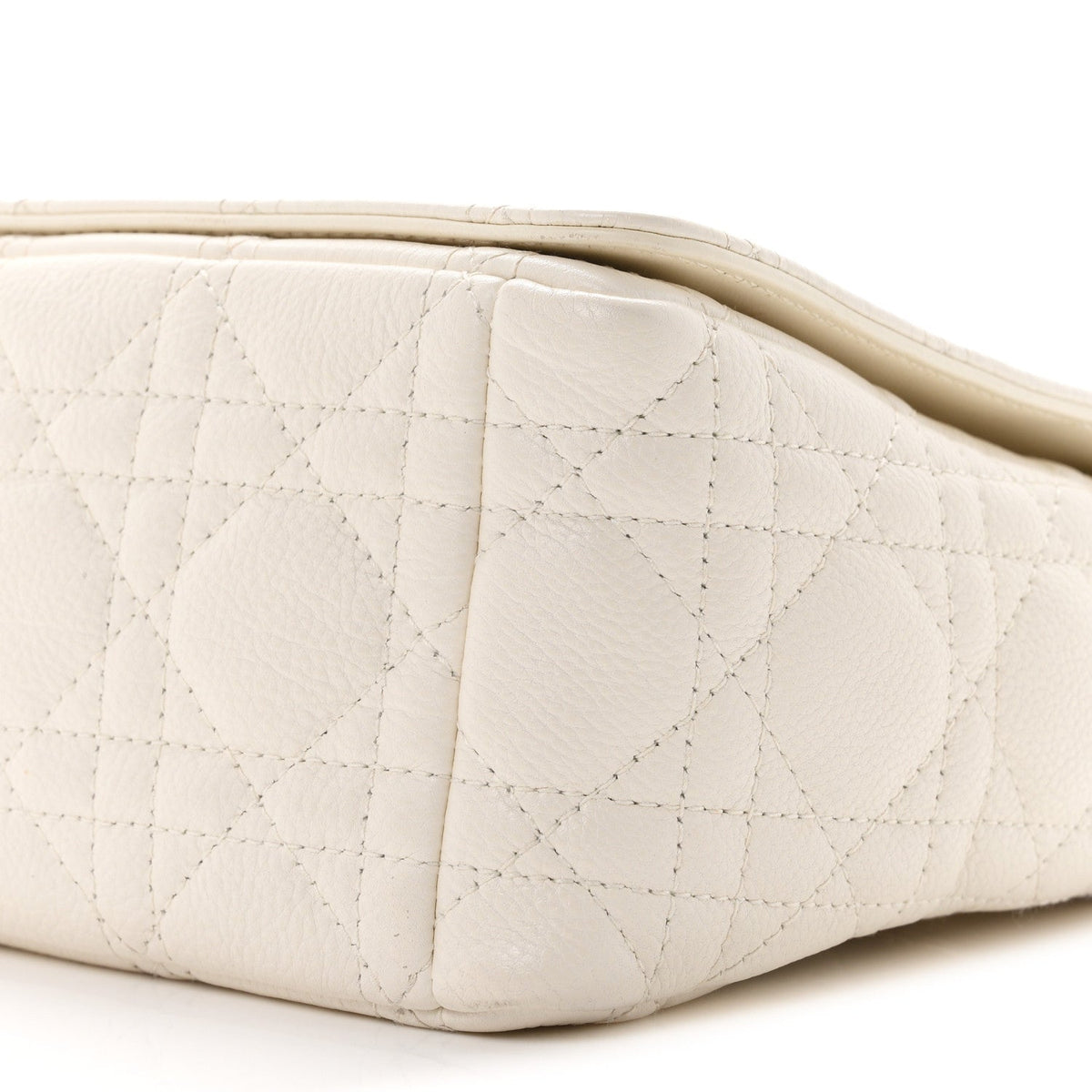 Supple Calfskin Cannage Medium Caro Bag Ivory wholesalehk.shop