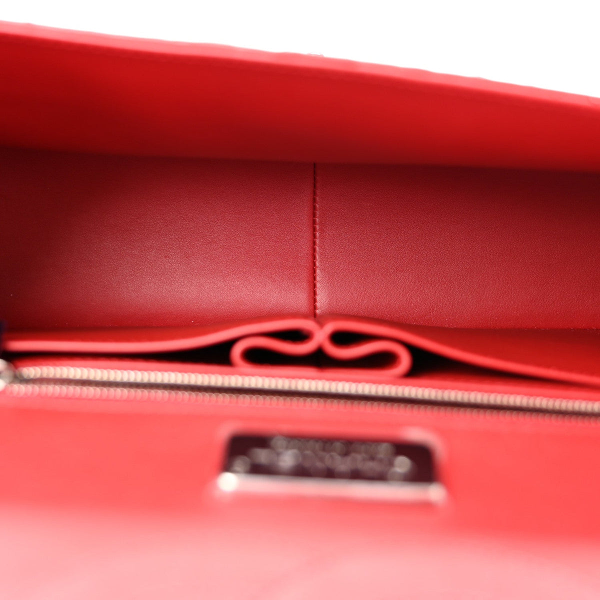 Snakeskin Jumbo Double Flap Red wholesalehk.shop