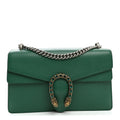 Pebbled Calfskin Small Dionysus Shoulder Bag Emerald wholesalehk.shop