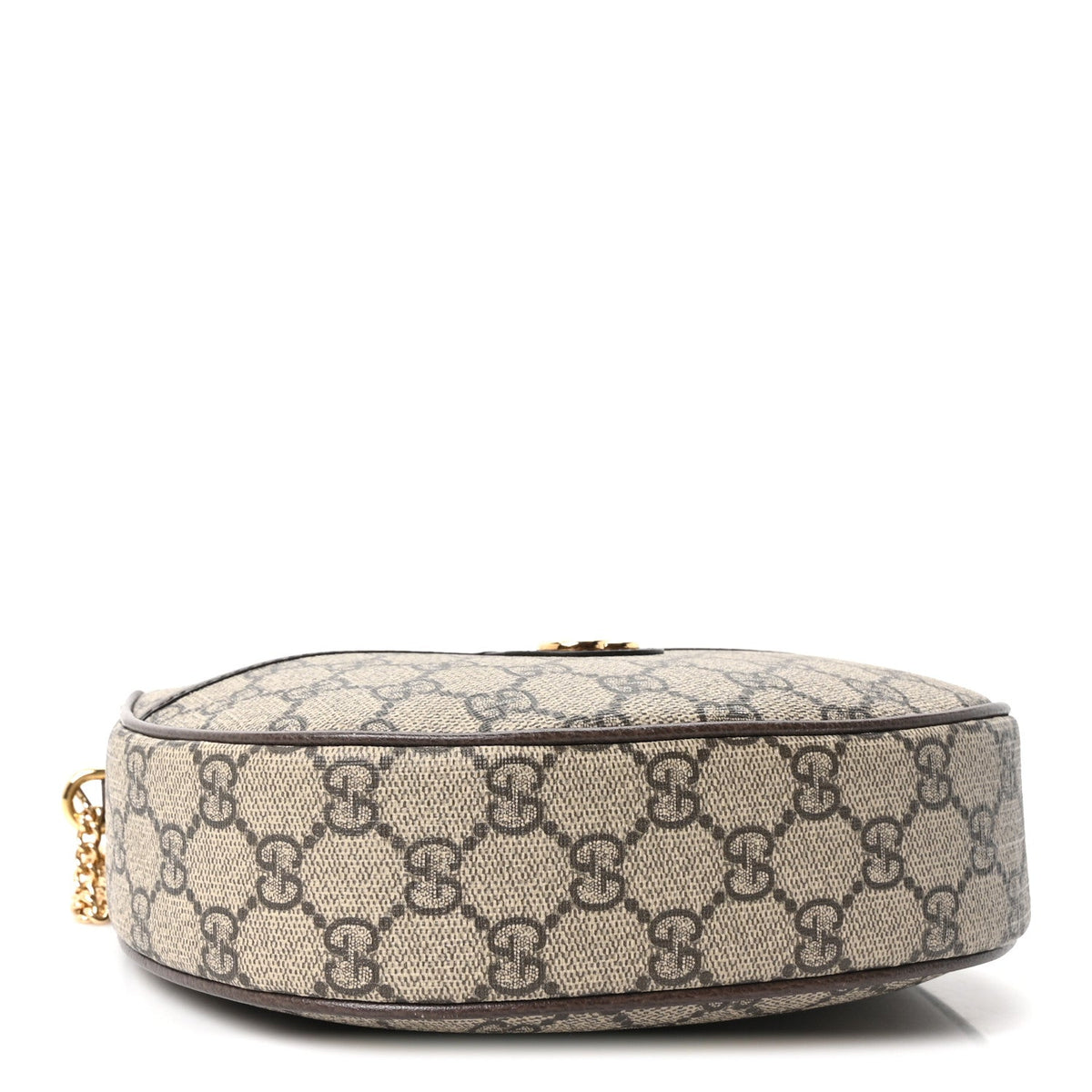 GG Supreme Monogram Textured Dollar Calfskin Small Ophidia Shoulder Bag Beige Ebony New Acero wholesalehk.shop
